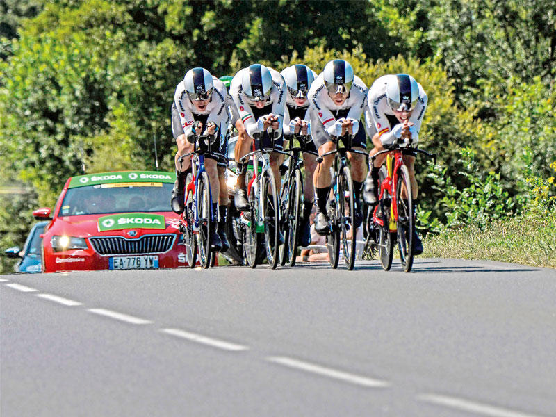 جانب من المرحلة الثالثة لطواف فرنسا 