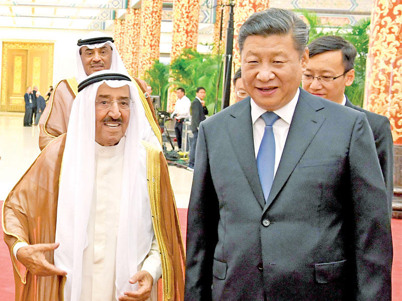 الأمير والرئيس الصيني متوجهَين إلى منتدى التعاون العربي- الصيني في بكين أمسn