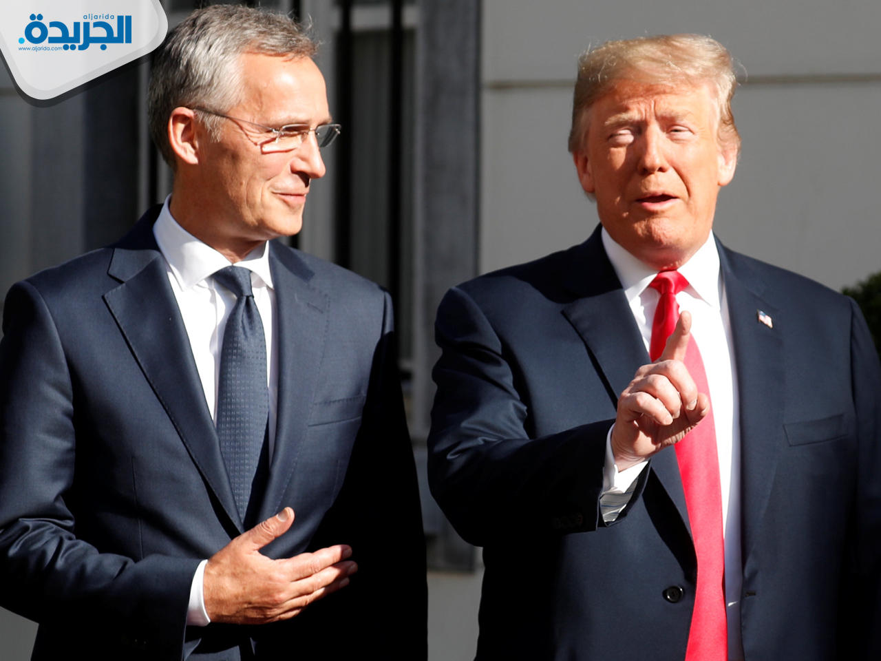 ترامب مع الأمين العام لحلف الأطلسي