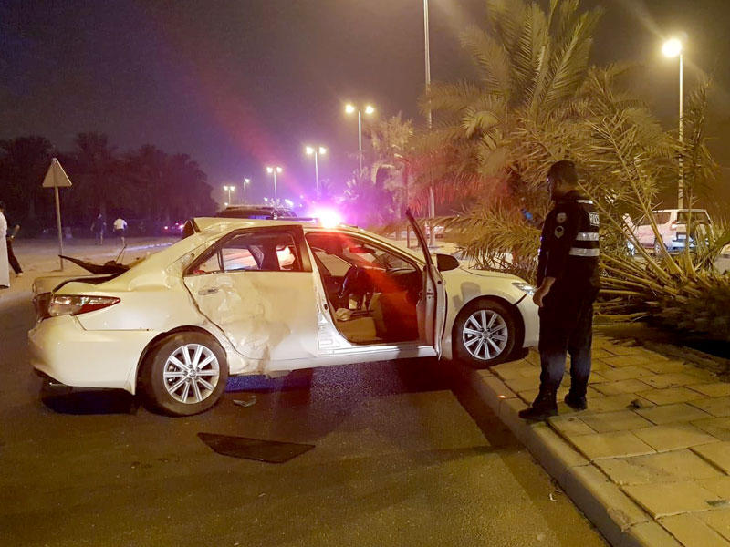 السيارة بعد الحادثn