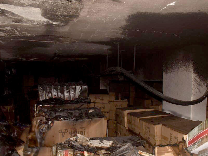 آثار الحريقn