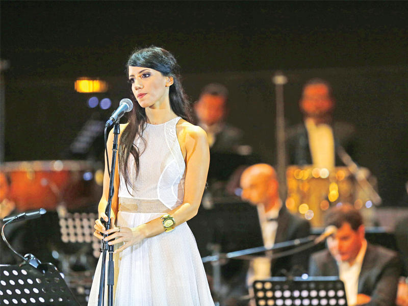 لارا رين في أمسية زياد الرحباني