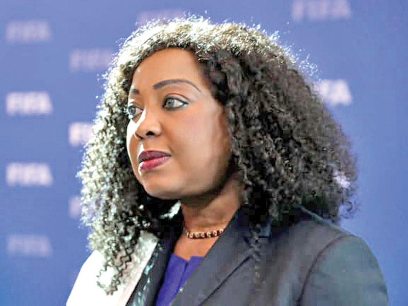  فاطمة سامورا الأمينة العامة للاتحاد الدولي لكرة القدم (الفيفا)