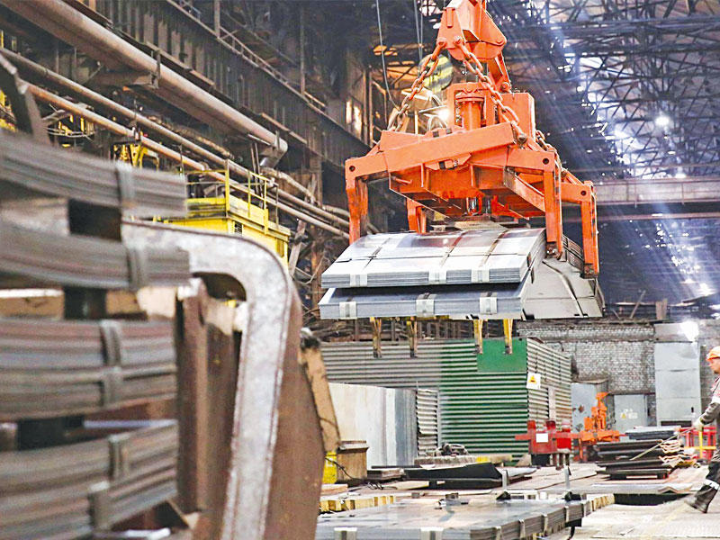 إحدى المنشآت الصناعية المتطورة في أوكرانيا