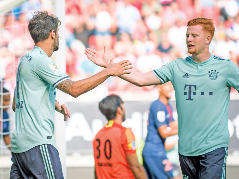 جانب من لقاء ميونيخ وسان جرمان