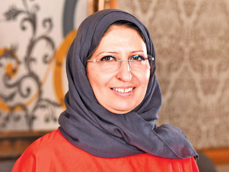 فاطمة الثلاب رئيسة مجلس إدارة الجمعية الكويتية لدعم المخترعين