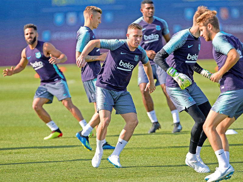 تدريبات برشلونة