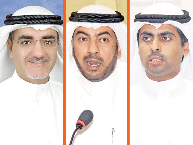 رياض العدساني و علي الدقباسي و خليل عبدالله