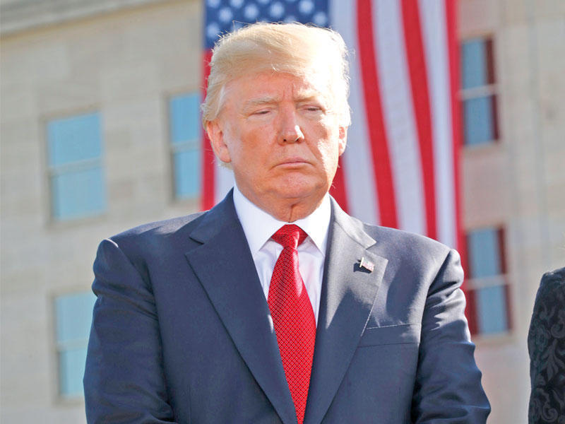  الرئيس الأميركي دونالد ترامب 