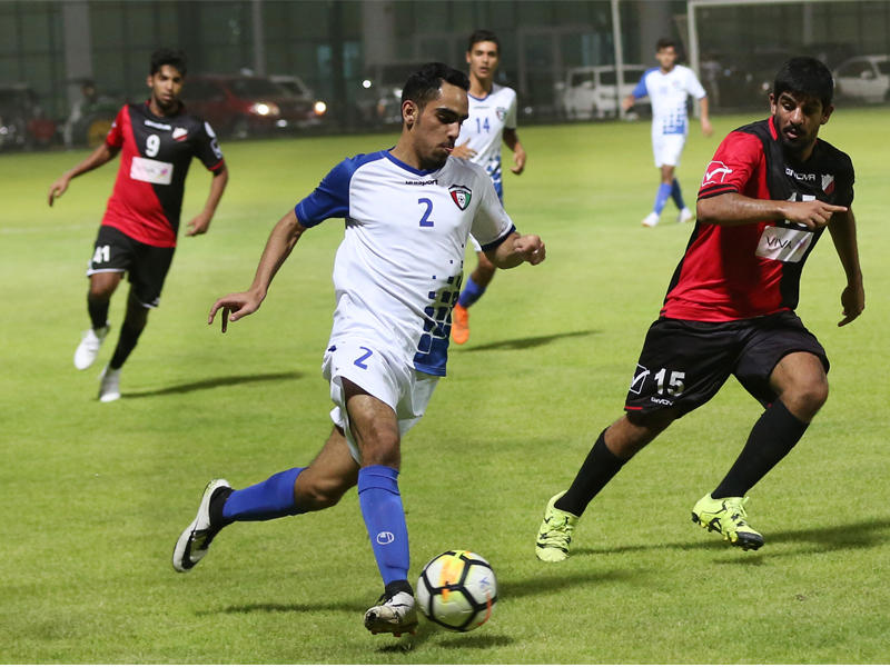 جانب من لقاء المنتخب الأولمبي وخيطانn