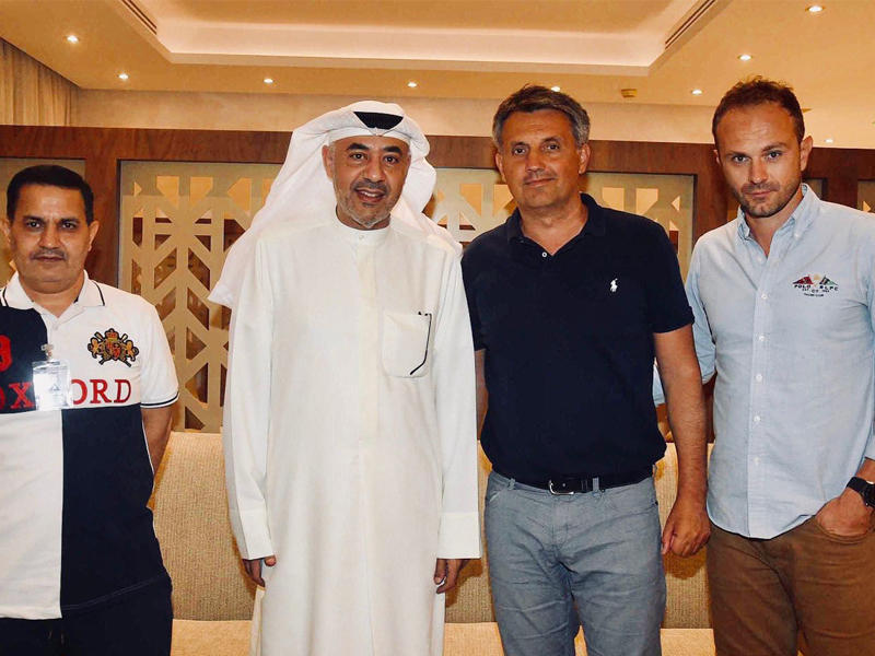 معن الرشيد والمدرب الكرواتي جوزاك