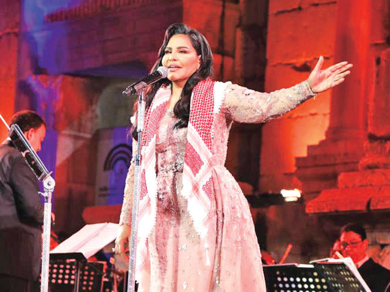 أحلام تغني في مهرجان جرش