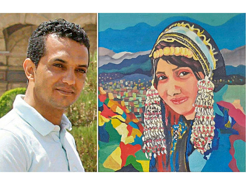 لوحة من المعرض - محمد سبأ