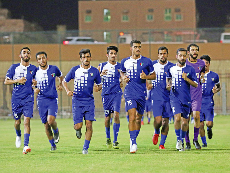 المنتخب الاولمبي في تدريب سابق