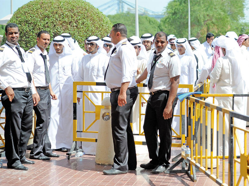 صورة أرشيفية لانتخابات الطلبة في الجامعة 