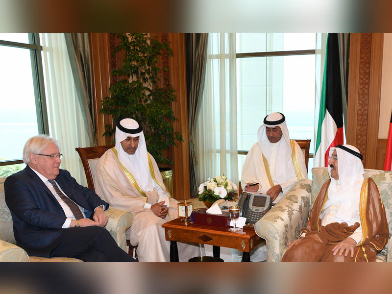 الأمير مستقبلاً مارتن غريفيث (صورة ارشيفية)