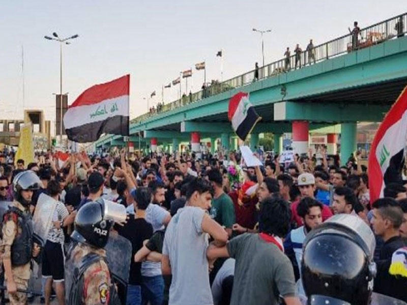 أرشيفية من مظاهرات البصره