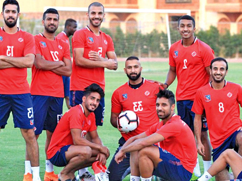 جانب من تدريبات الكويت بالقاهرةn