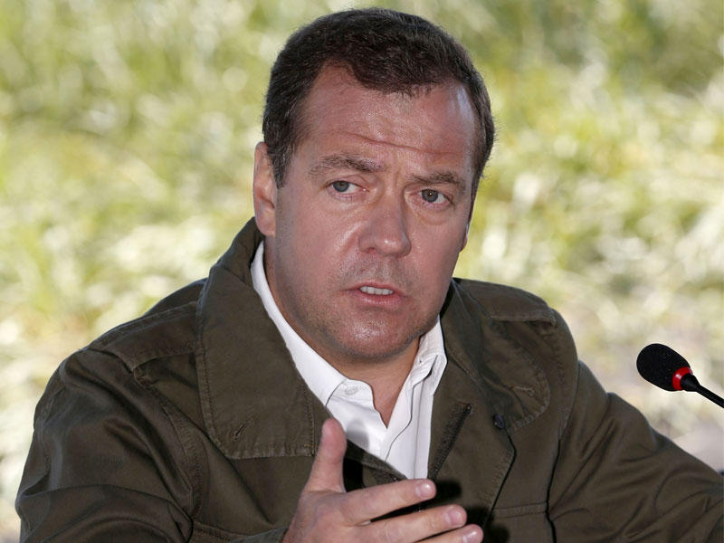 رئيس الوزراء الروسي ديمتري مدفيديف