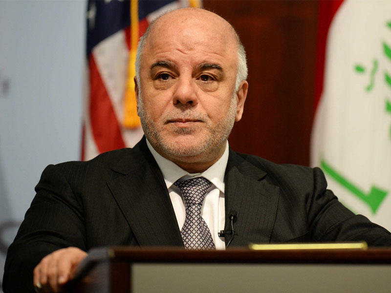  رئيس الوزراء العراقي حيدر العبادي