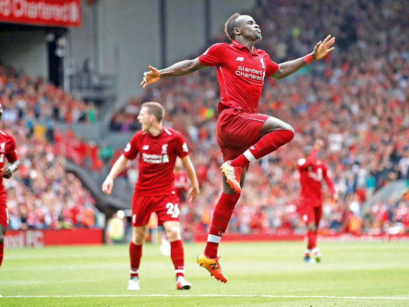 ماني يحتفل بهدفه في مرمى ويستهام