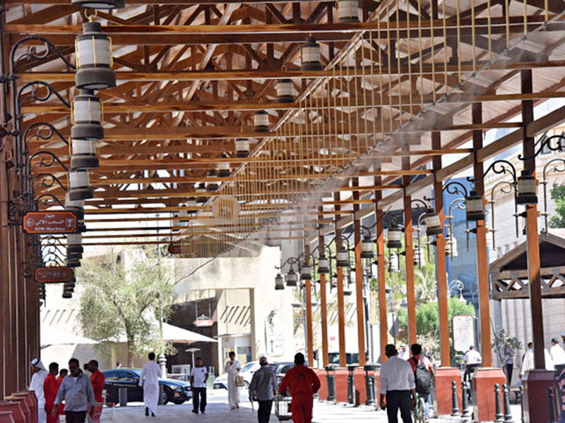 تبريد سوق الصرافين بالمباركية