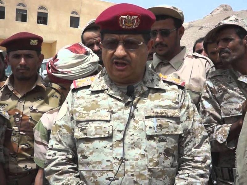 اللواء الركن محمد المقدشي، رئيس هيئة الأركان العامة في الجيش الوطني الموالي للحكومة اليمنية