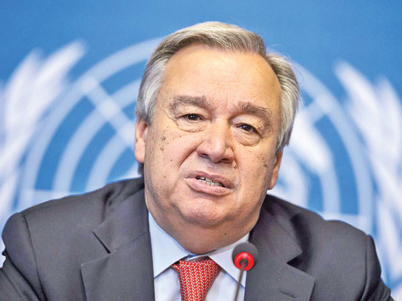 الأمين العام للأمم المتحدة أنطونيو غوتيريس
