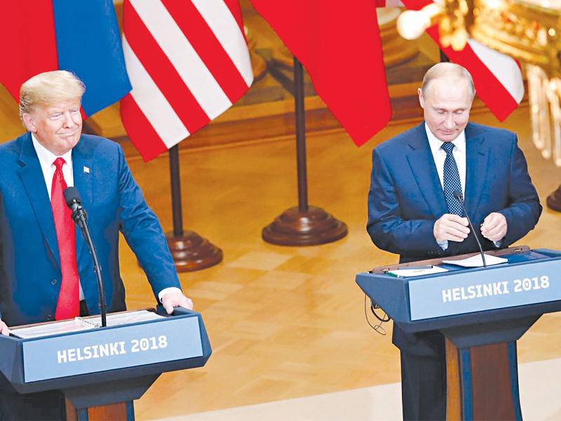 قمة هلسنكي بين بوتين وترامب