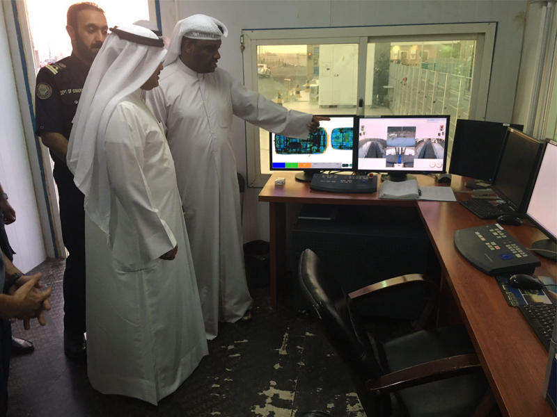 الجلاوي لدى زيارته منفذ جمرك النويصيب