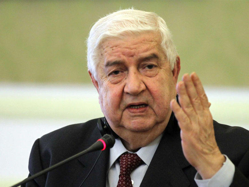 وزير الخارجية السوري وليد المعلم 