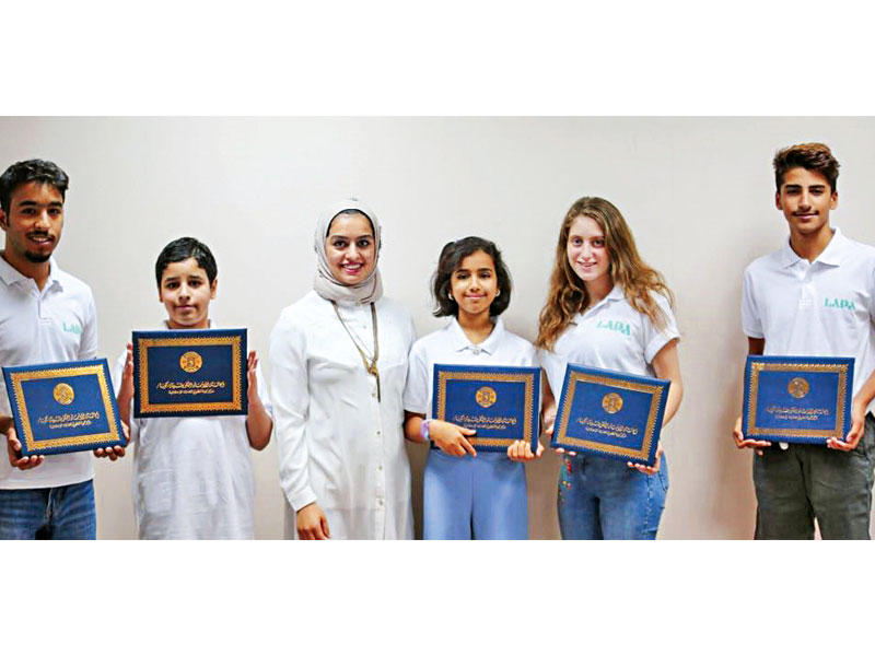 متدربو «لوياك» خلال مشاركتهم في برنامج «الصحافة الخضراء» 