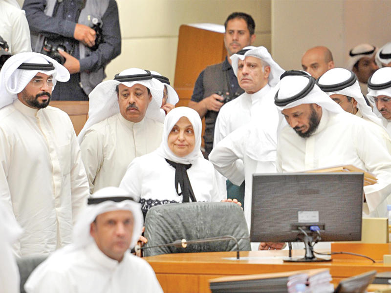 الصبيح في جلسة استجوابها الأخيرة