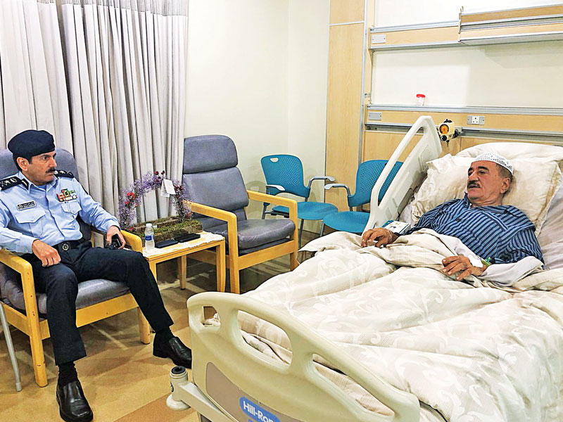 المكراد خلال زيارته المنصوري