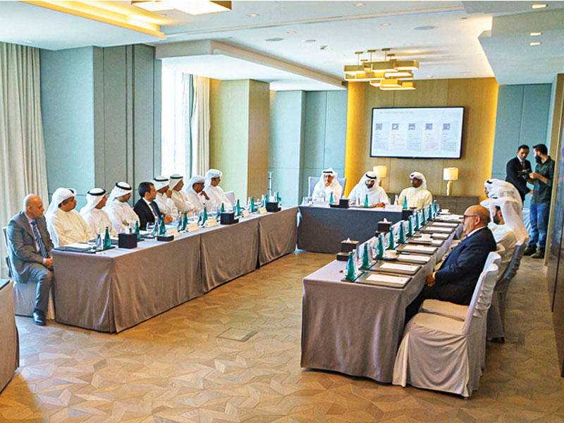 جانب من اجتماع البورصة مع الشركات