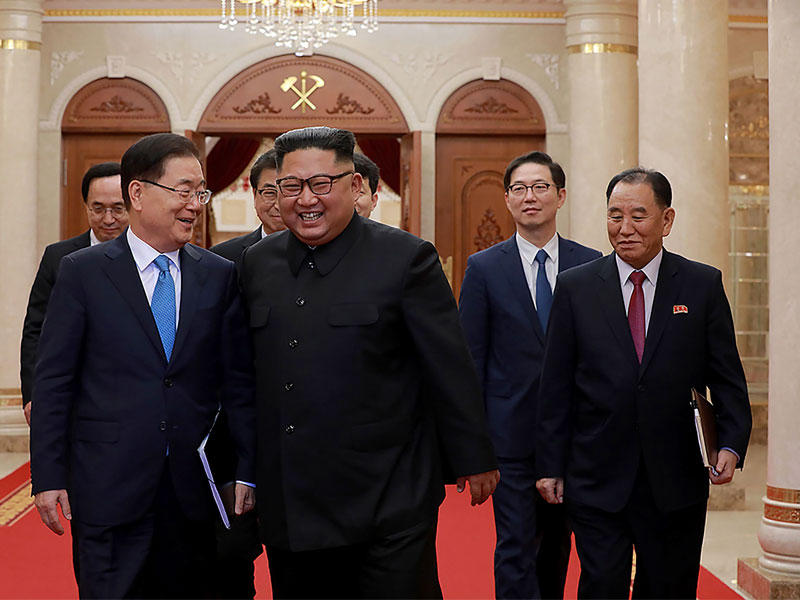 الزعيم الكوري الشمالي كيم جونغ أون