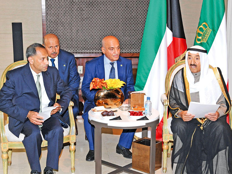 صاحب السمو يلقي كلمته
