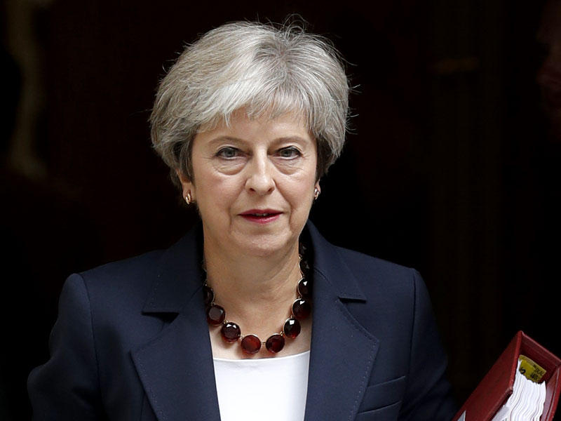 رئيسة الوزراء البريطانية تيريزا ماي