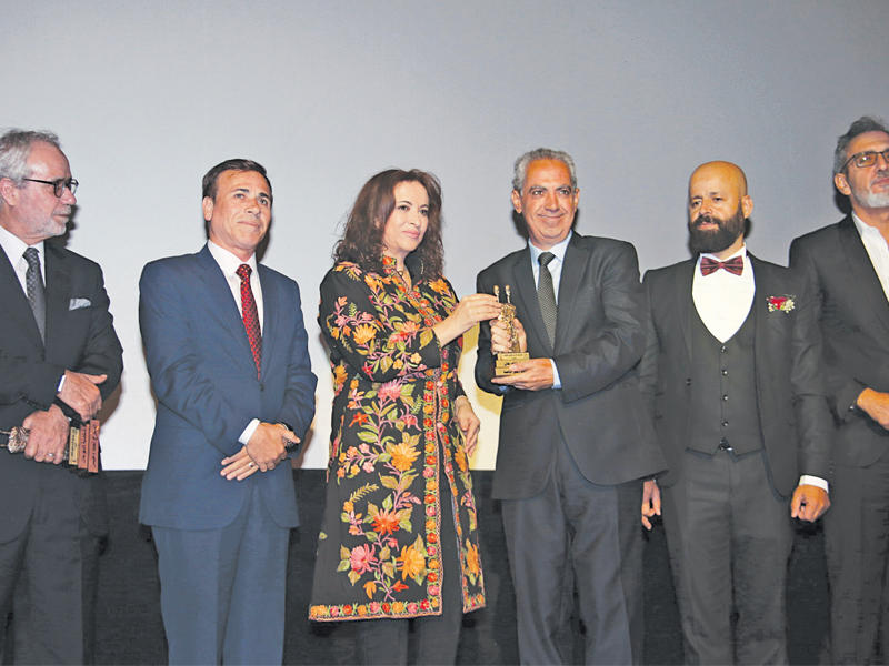 جانب من حفل افتتاح مهرجان الأردن الدولي للأفلام