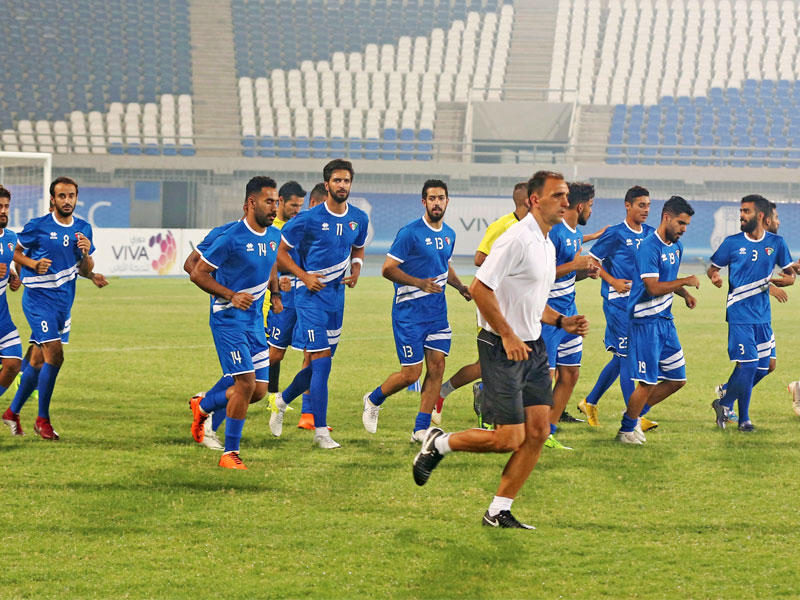 منتخبنا الوطني يبدأ مشواره مع القيادة الفنية الجديدة