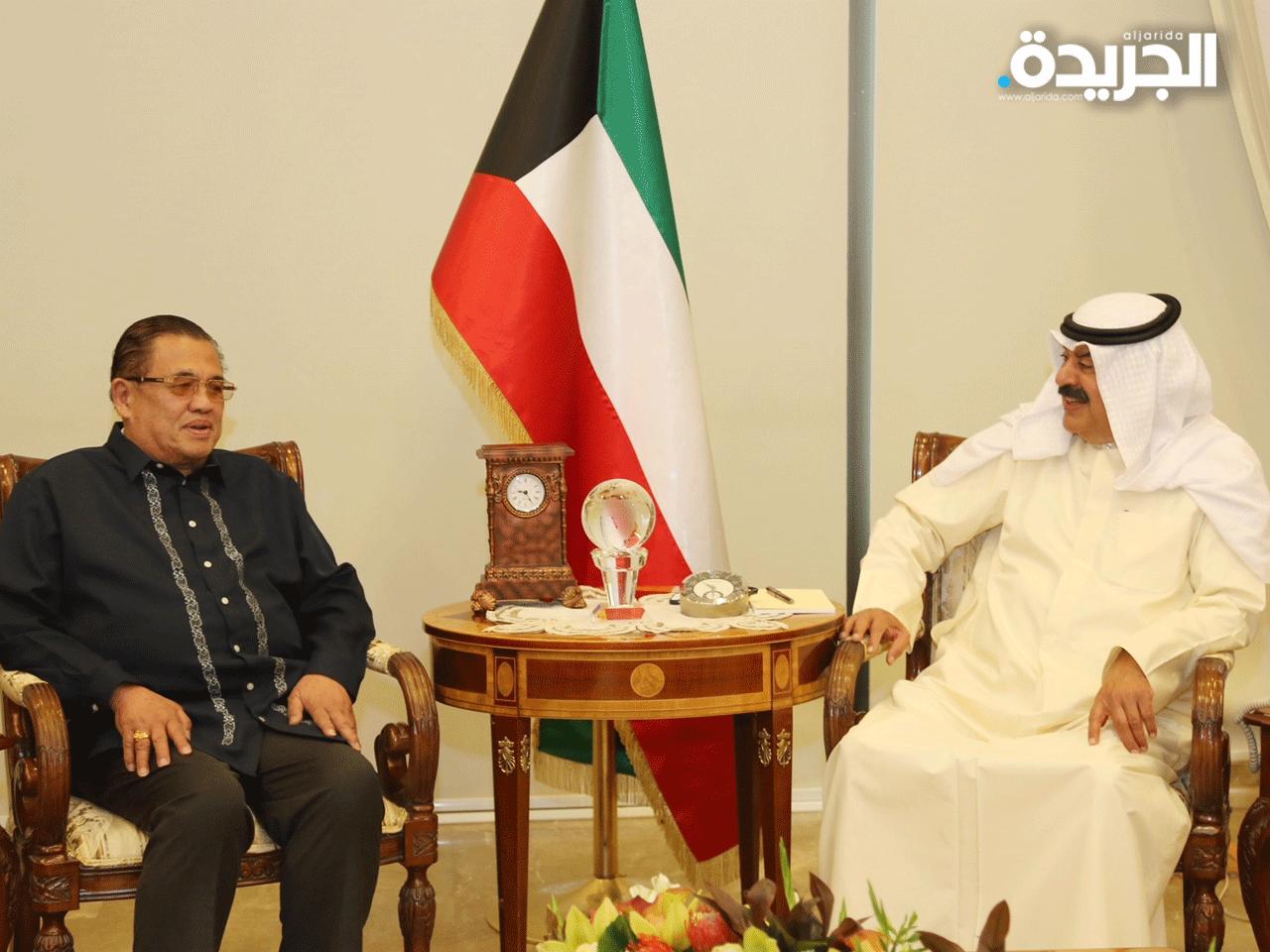 الجارالله يجتمع مع المستشار الرئاسي للعمال الفلبينيين بالخارج الوزير عبدالله ماماو