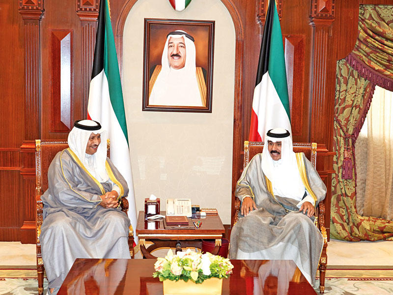 ولي العهد مستقبلاً المبارك أمس