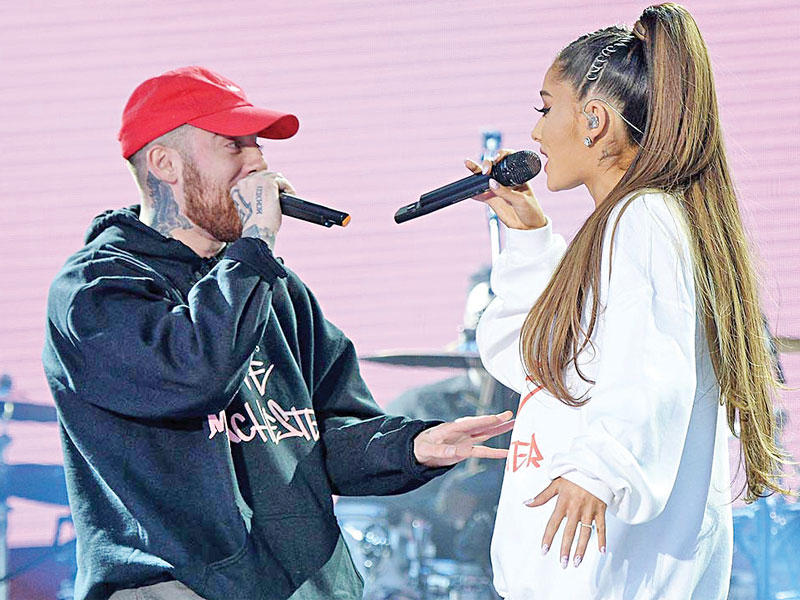 أريانا غراندي وماك ميلر 