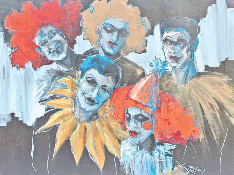 من أعمال المعرض