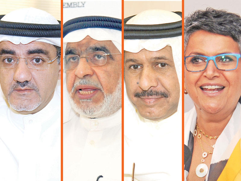 صفاء الهاشم , حمد الهرشاني , عدنان عبدالصمد , خليل عبدالله