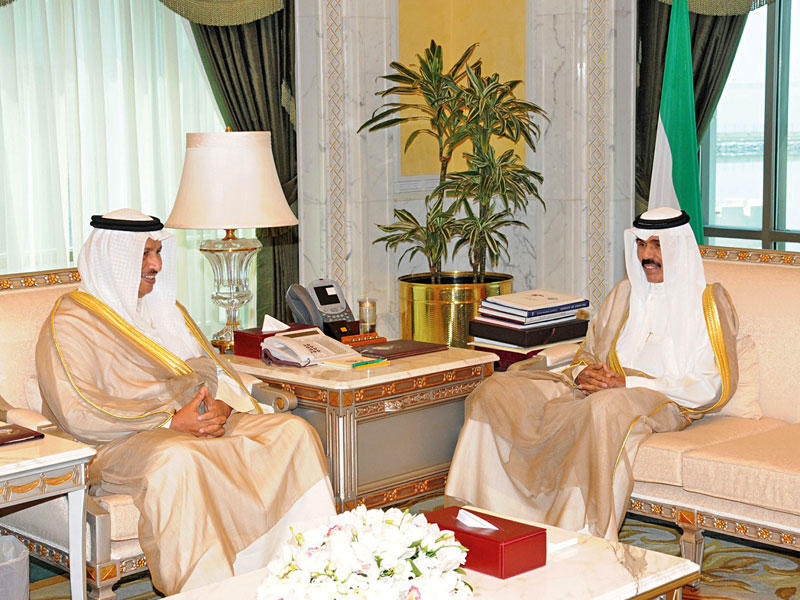 ولي العهد مستقبلاً المبارك أمس