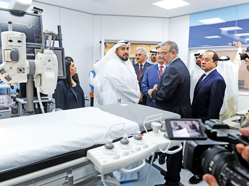 الصباح وزبيد خلال جولة في جناح القسطرة الجديد