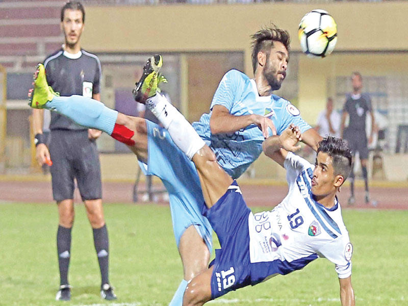 من لقاء السالمية والجهراء الموسم الماضي