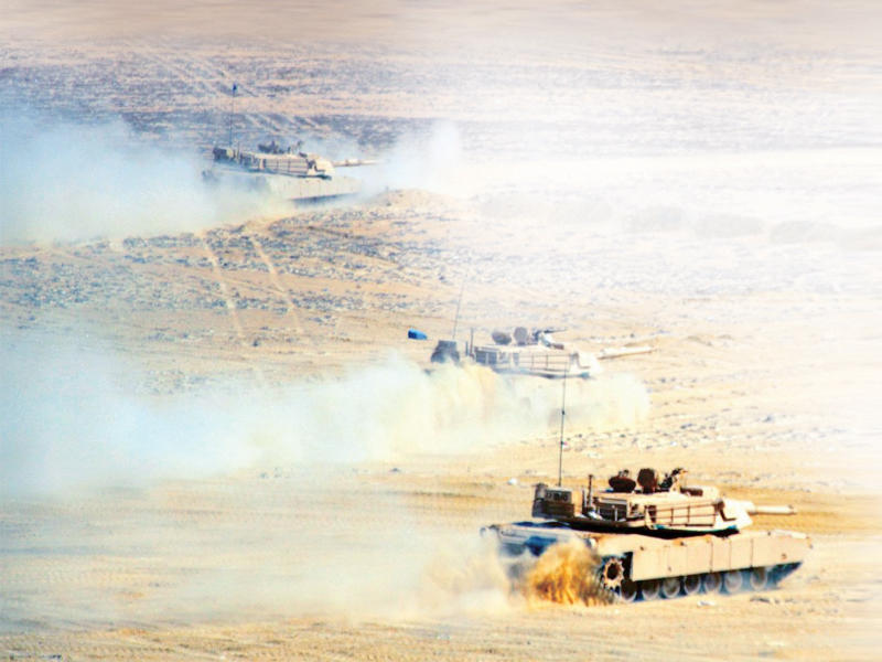 جانب من ختام تدريبات «النجم الساطع 2018» أمس الأول     (المتحدث العسكري)