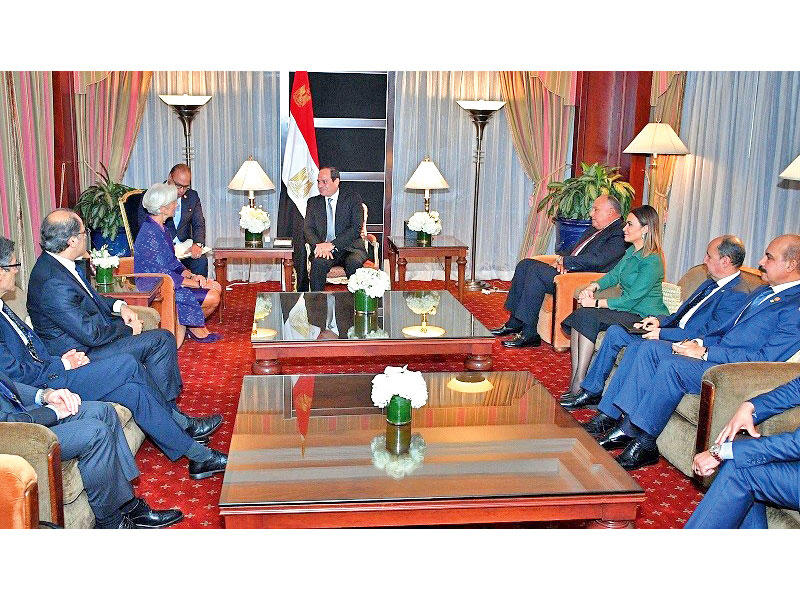 السيسي مستقبلاً لاغارد في نيويورك أمس الأول    (الرئاسة المصرية)